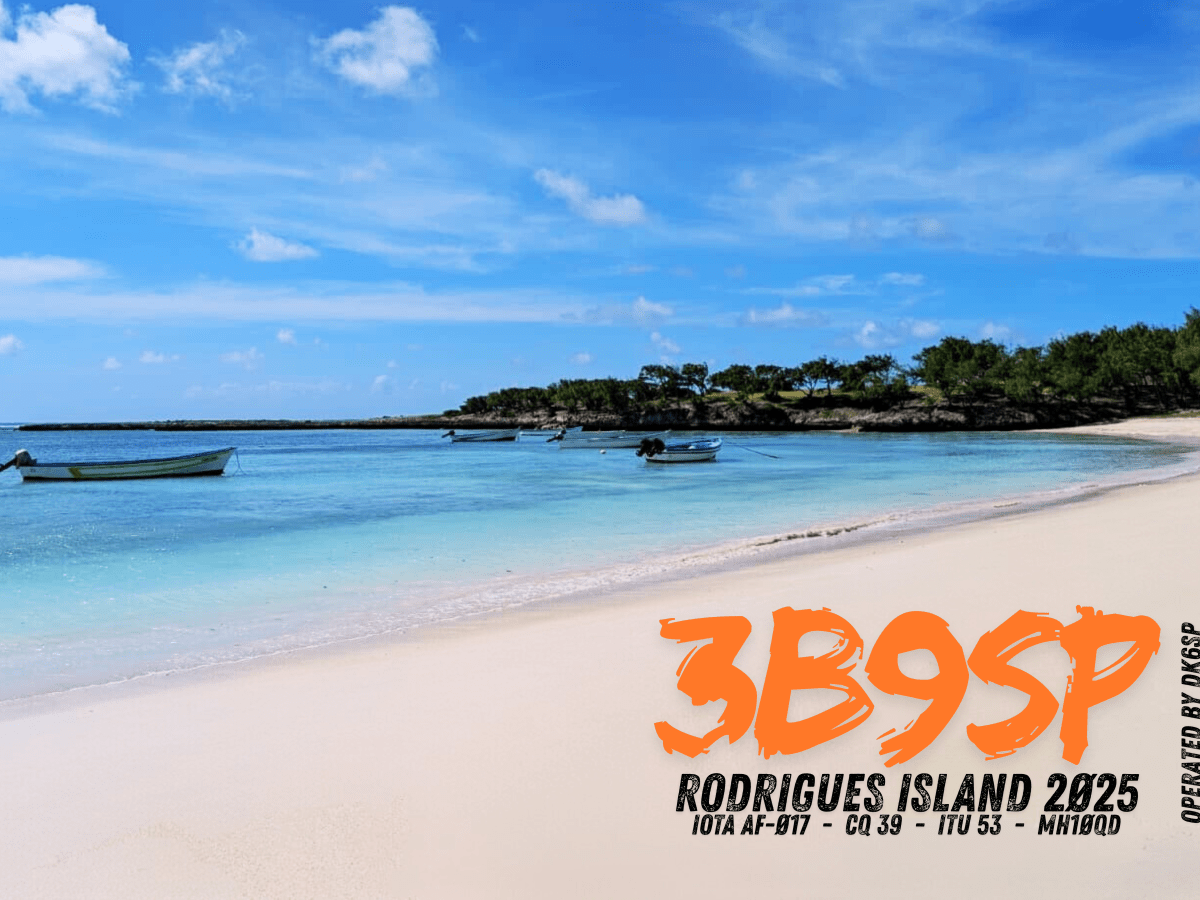 3B9SP – Rodrigues Island&nbsp;2025